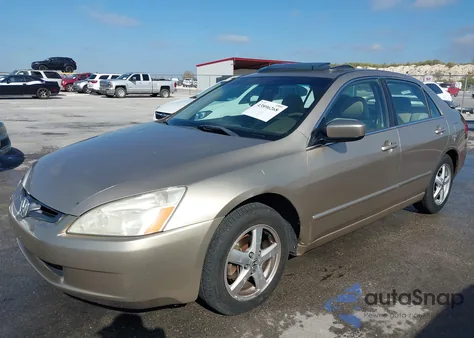 2003 Honda Accord 2.4 Ex from USA, damaged, VIN 1HGCM55653A063431